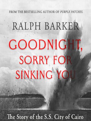 cover image of Goodnight, Sorry for Sinking You